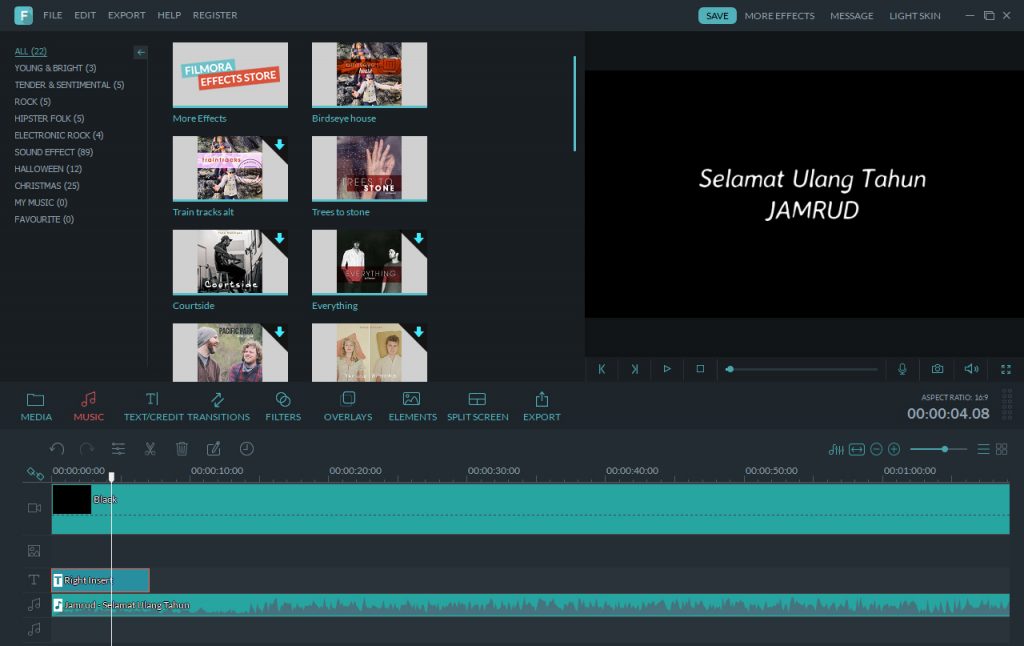 lyric_filmora